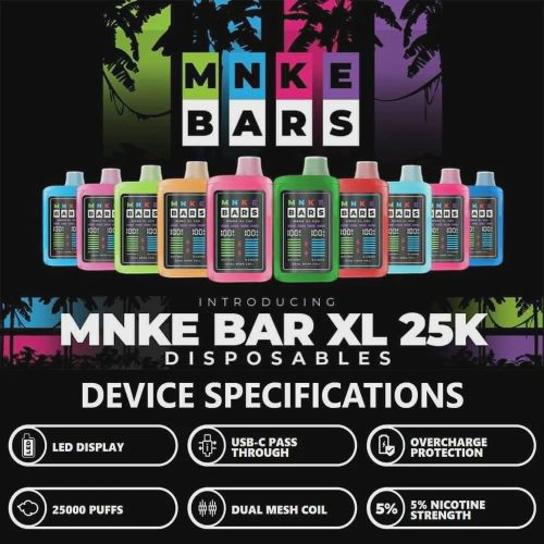 MNKE Bars by Vapetasia