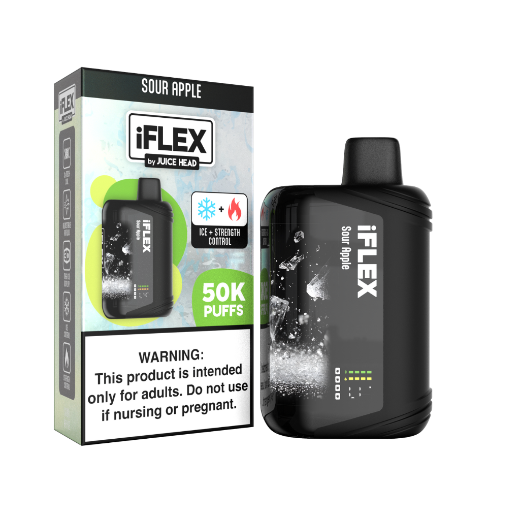Juice Head iFlex Sour Apple 50K 50000 Puffs Disposable - 723 Vapor Juice Head iFlex Sour Apple 50K 50000 Puffs Disposable - 723 Vapor