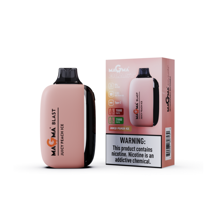 Juicy Peach Ice by Magma Blast 25k