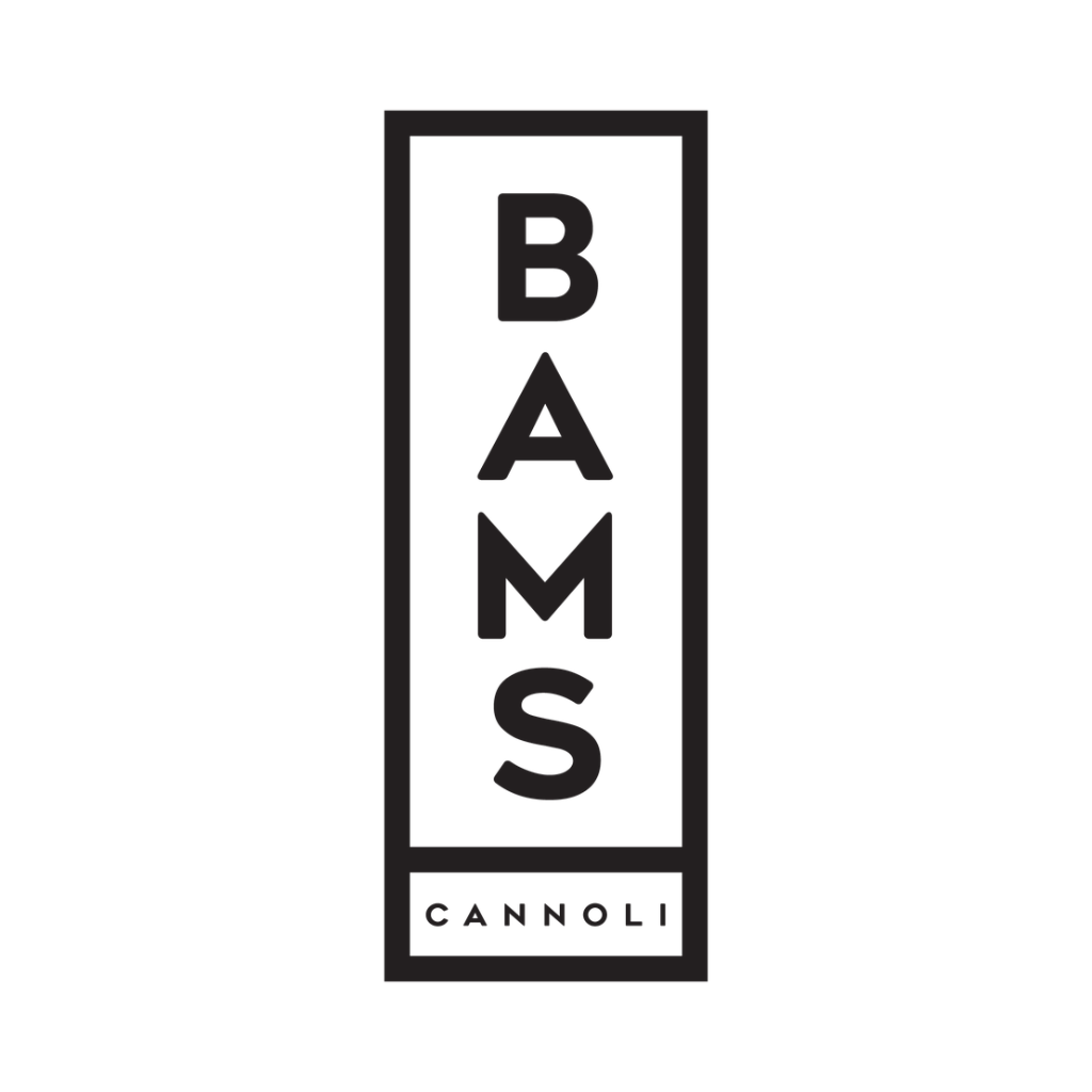 BAMS Cannoli logo on a white background