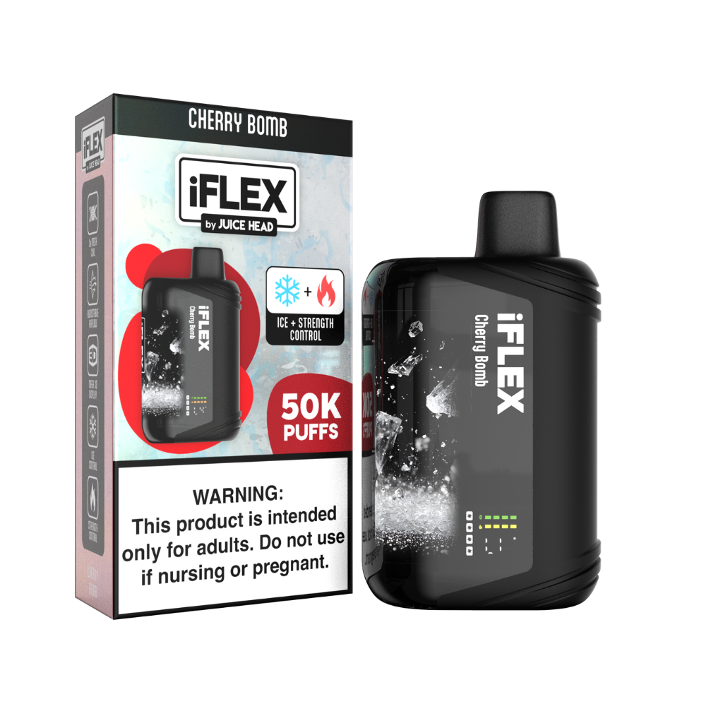 Juice Head iFlex Cherry Bomb 50K 50000 Puffs Disposable