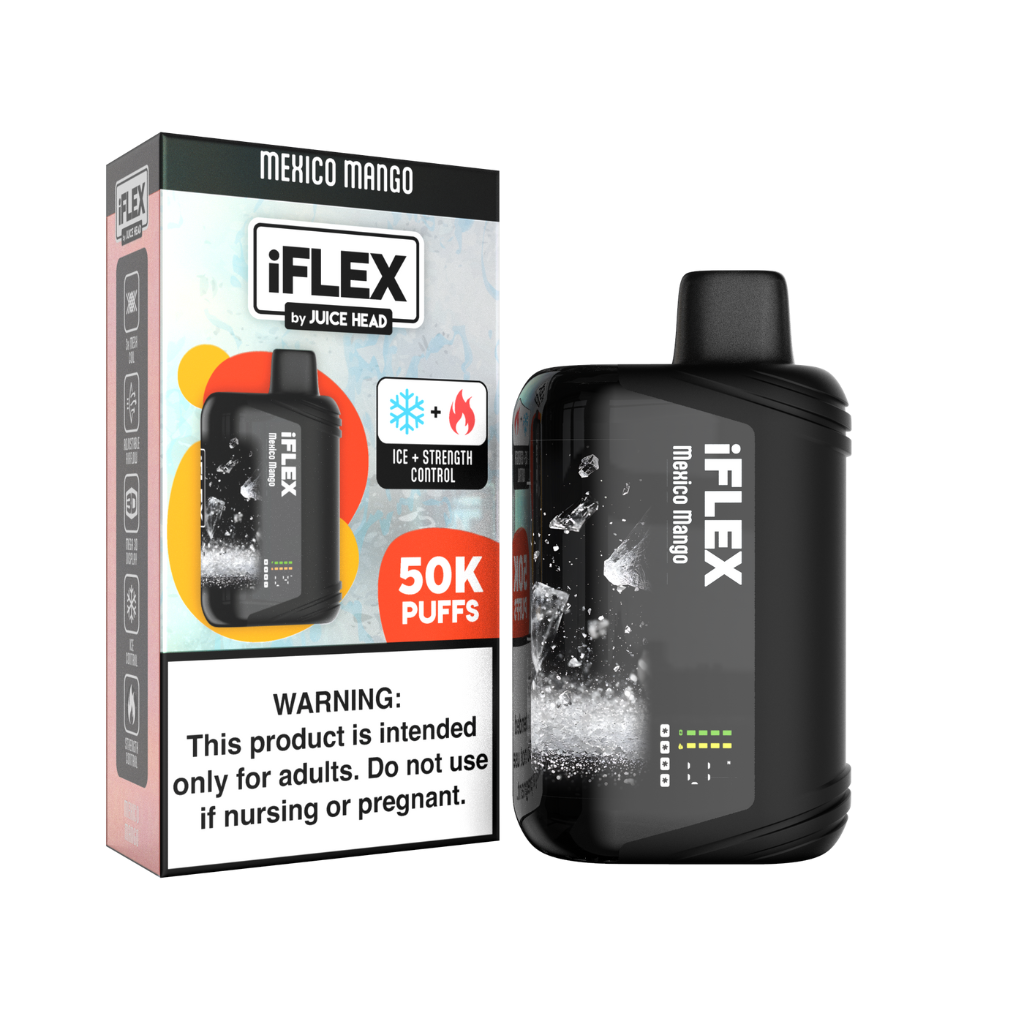 Juice Head iFlex Mexico Mango 50K 50000 Puffs Disposable - 723 Vapor Juice Head iFlex Mexico Mango 50K 50000 Puffs Disposable - 723 Vapor