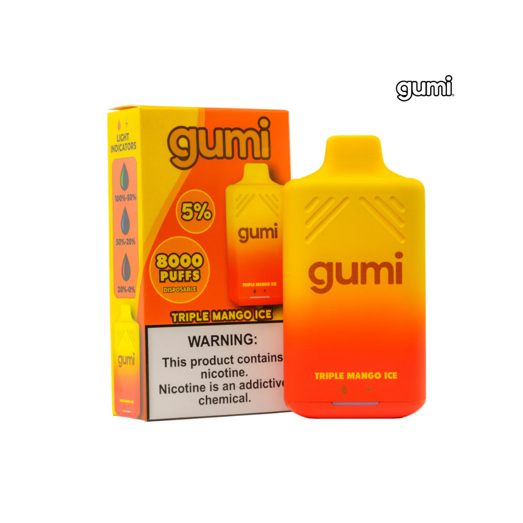 Triple Mango Ice by Gumi Bar 8000 - 723 Vapor