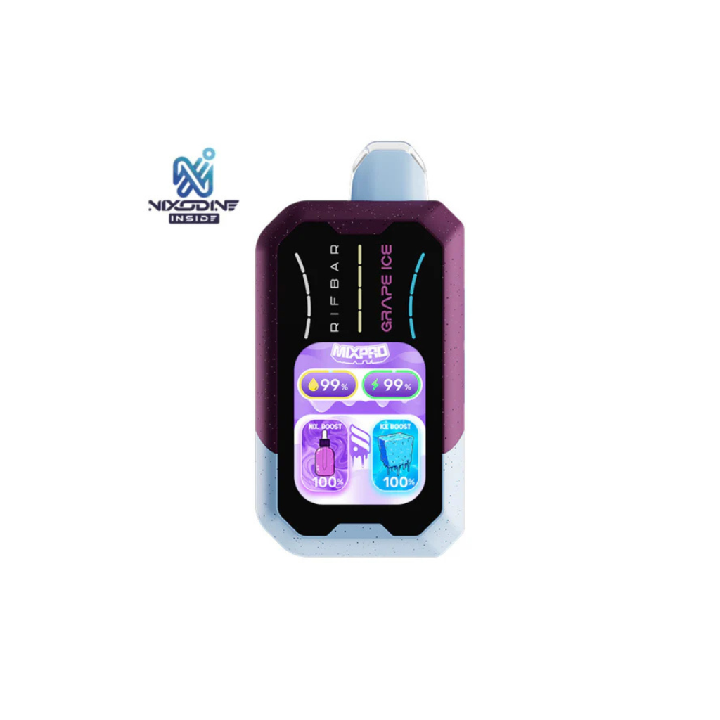 Rifbar MixPro Grape Ice 40K Puff Disposable - 723 Vapor Rifbar MixPro Grape Ice 40K Puff Disposable - 723 Vapor