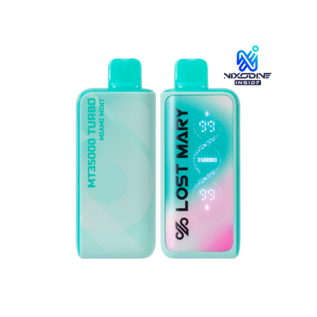 Miami Mint Lost Mary Vape Lost Mary NERA Fullview 70K Puffs Disposable Vape Kit Miami Mint Lost Mary Vape Lost Mary NERA Fullview 70K Puffs Disposable Vape Kit