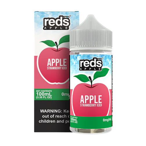 100ML | Iced Apple Strawberry by 7Daze Reds Apple