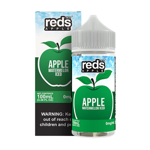 100ML | Iced Apple Watermelon by 7Daze Reds Apple
