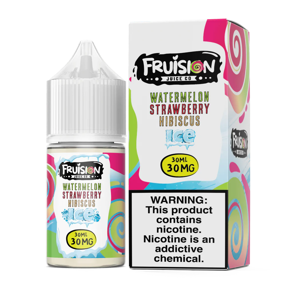 30ML | Iced Watermelon Strawberry Hibiscus by Fruision Salts