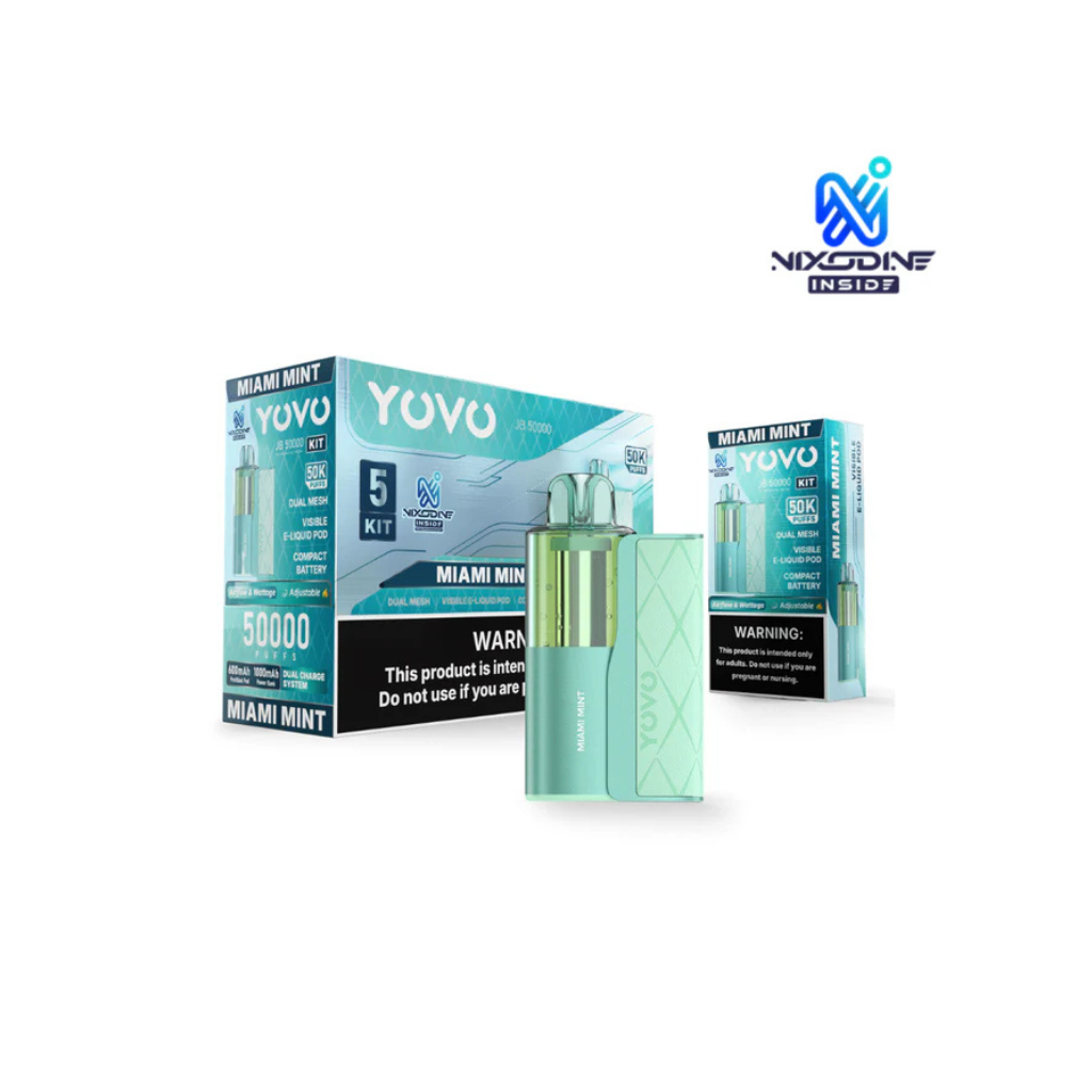 YOVO JB Miami Mint 50K Puffs Disposable Kit
