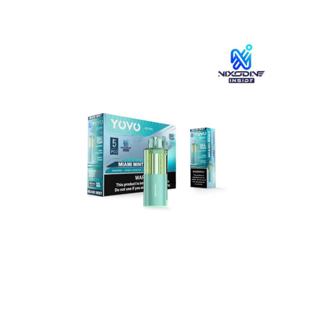 YOVO JB Miami Mint 50K Puffs Disposable Pod