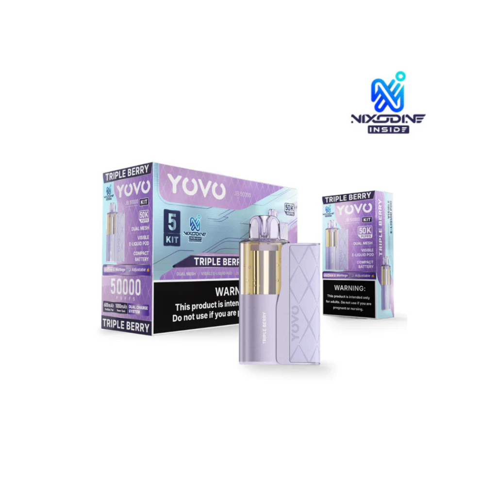 YOVO JB Triple Berry 50K Puffs Disposable Kit