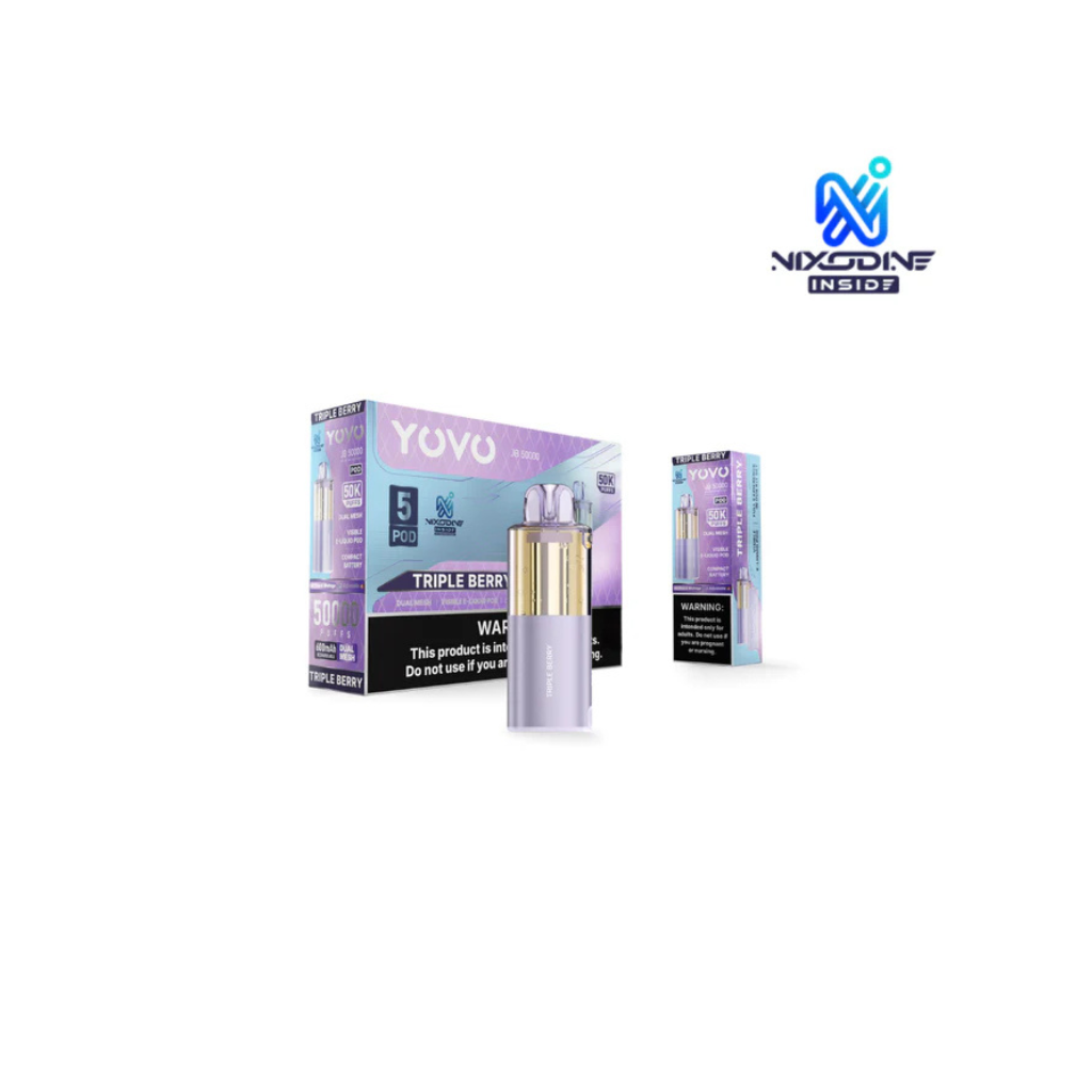 YOVO JB Triple Berry 50K Puffs Disposable Pod