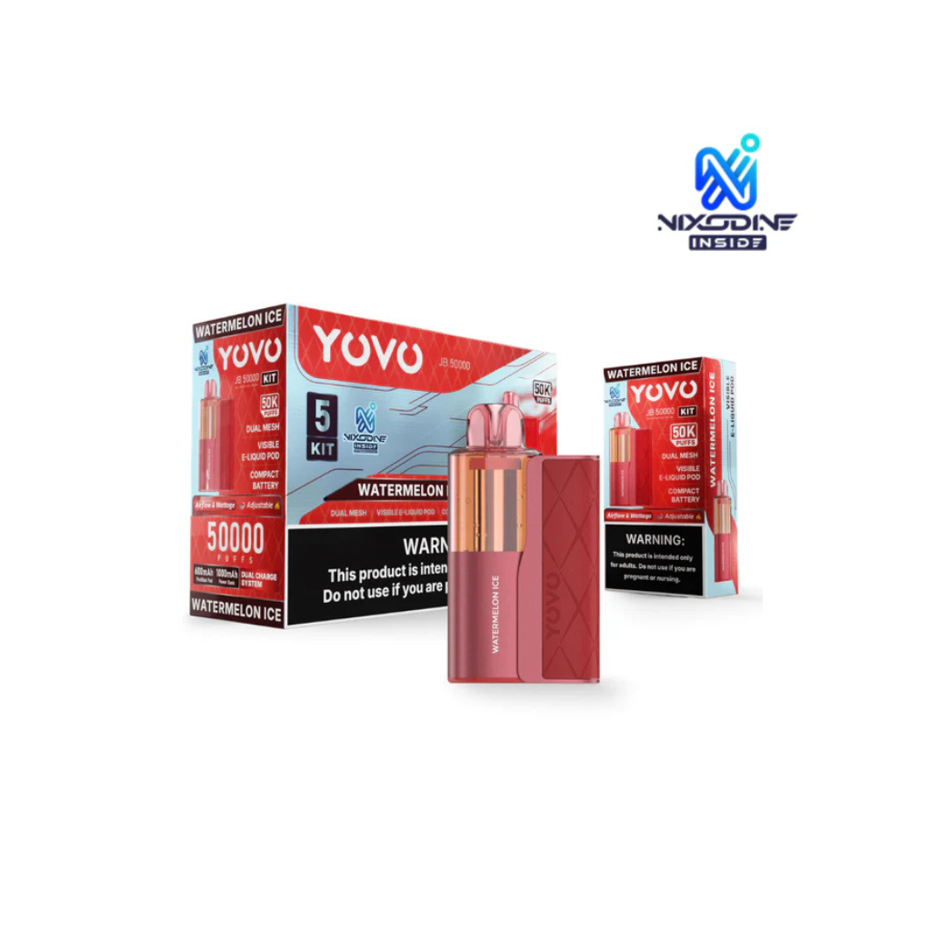 YOVO JB Watermelon Ice 50K Puffs Disposable Kit