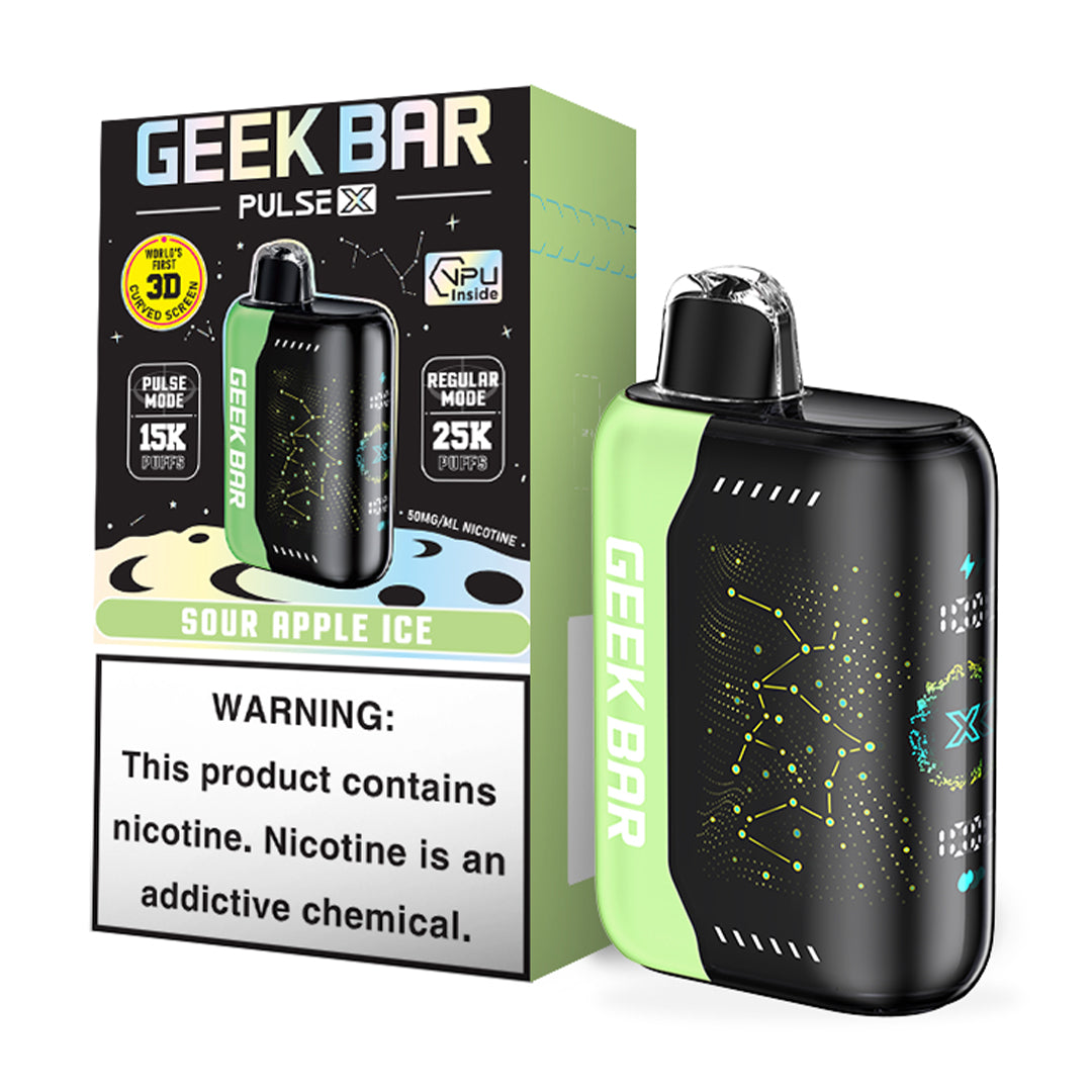 Sour Apple Ice by Geek Bar Pulse X