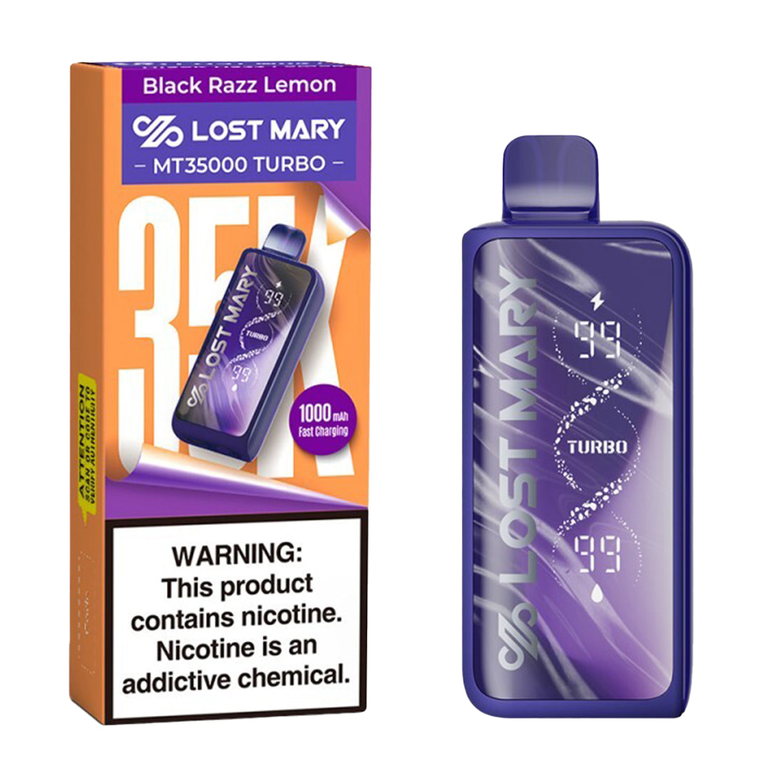 Black Razz Lemon by Lost Mary MT35000 Turbo