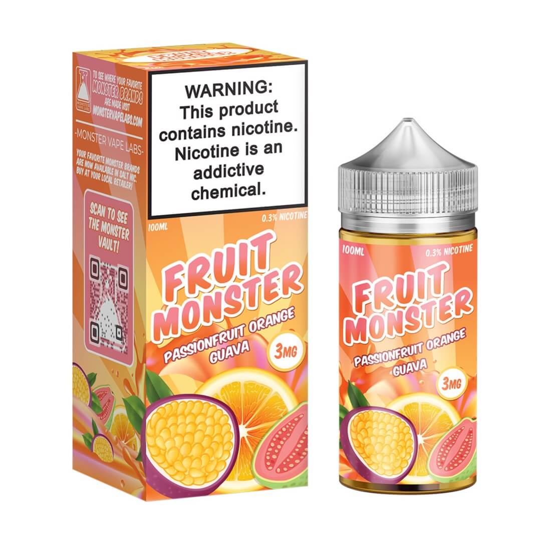100ML | Passionfruit Orange Guava by Fruit Monster
