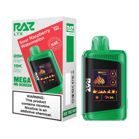 Sour Raspberry Watermelon by Raz LTX 25000