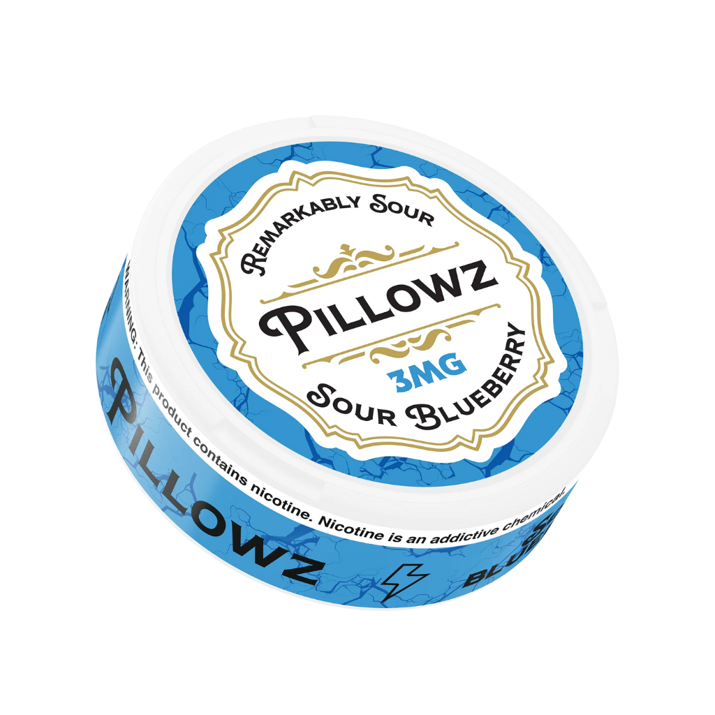 Sour Blueberry by Pillowz Nicotine Pouches
