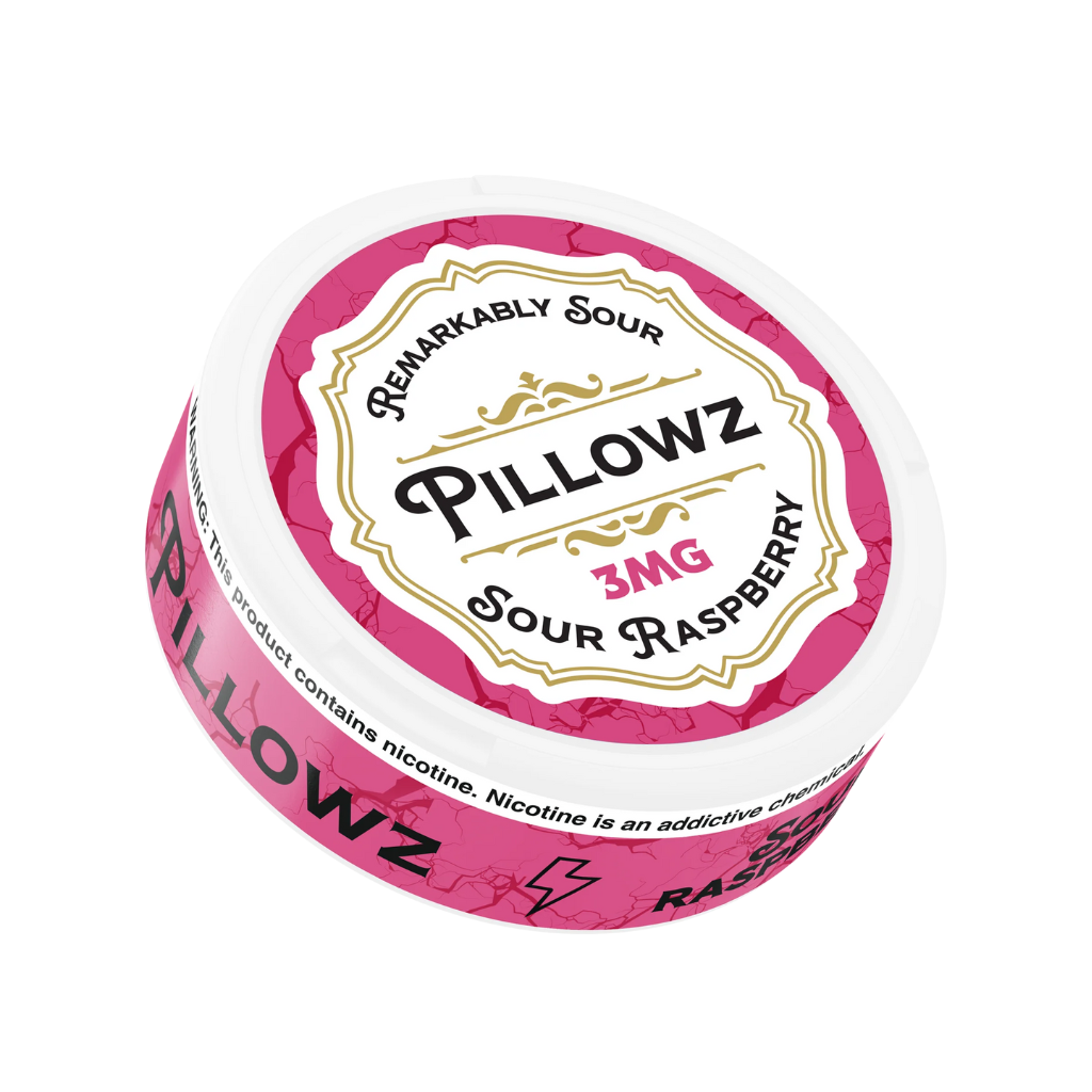Sour Raspberry by Pillowz Nicotine Pouches
