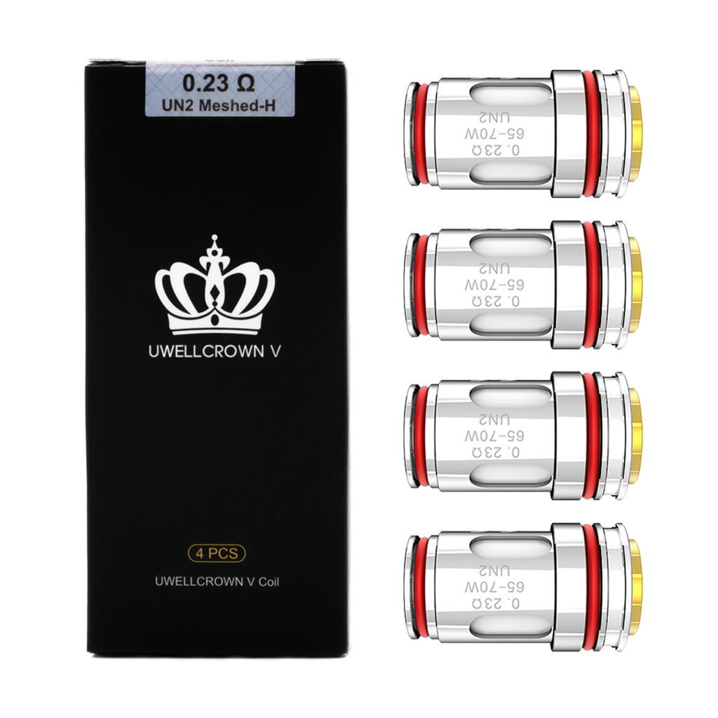 4 Pack Of UWELL Crown V (Crown 5) Coils - Vaping Raven