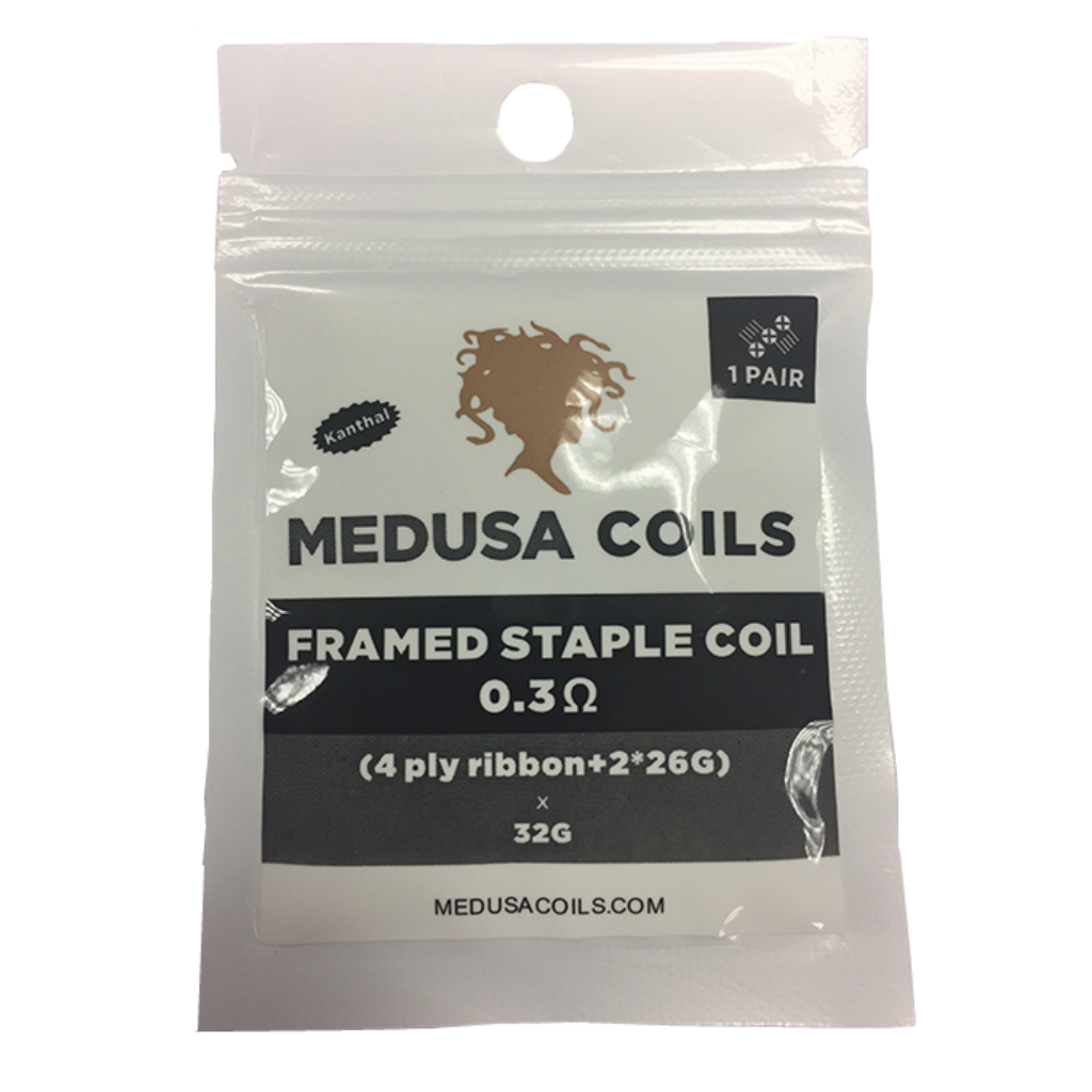 Framed Staple Clapton 2 Pair by Medusa Coils