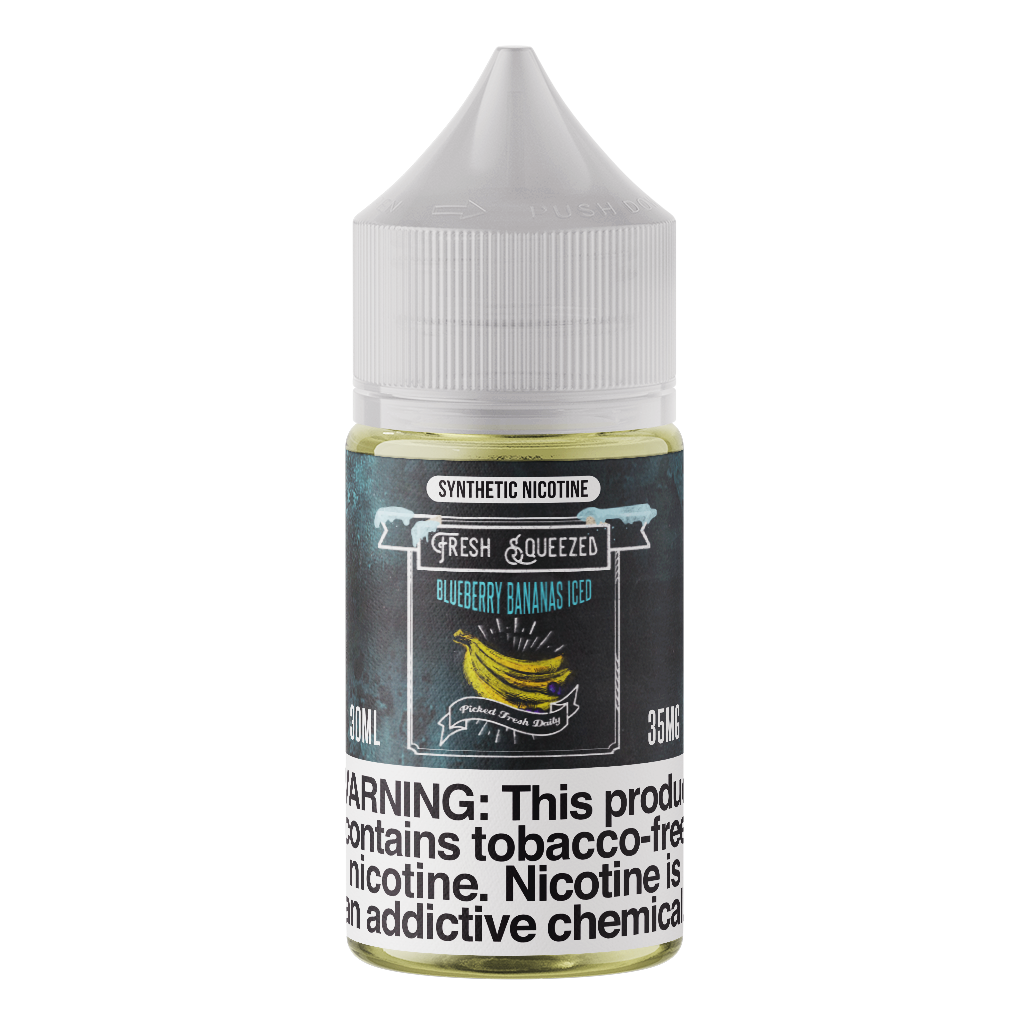 30ML | Blueberry Bananas ICED by Fresh Squeezed TFN Salts