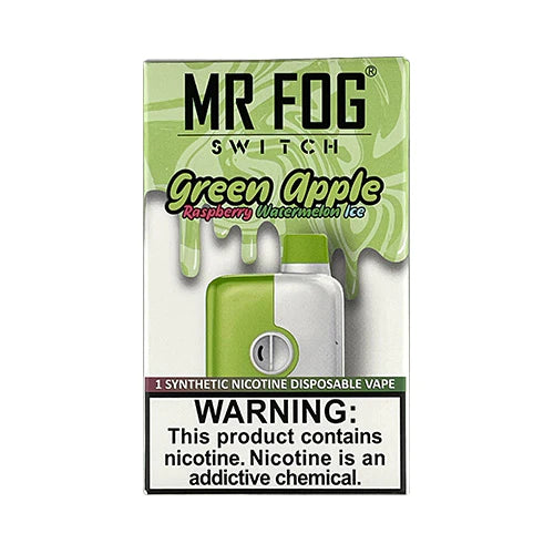 Green Apple Raspberry Watermelon Ice by Mr. Fog Switch 5500