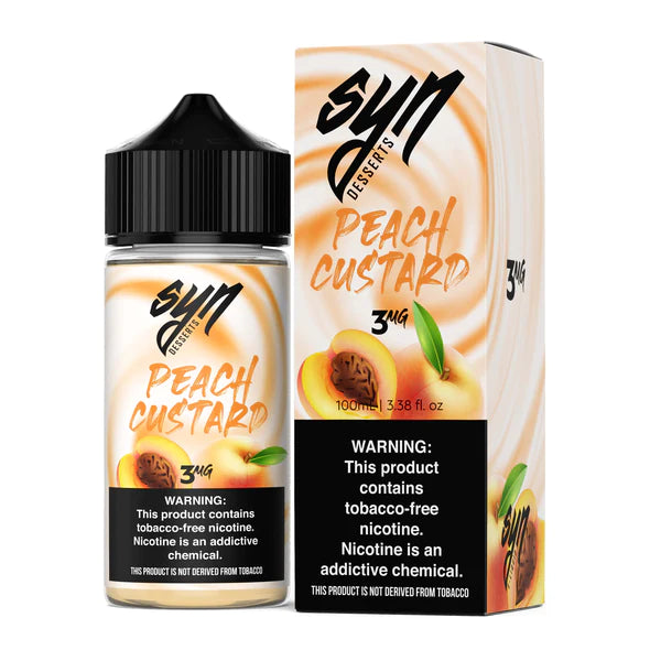 100ML | Peach Custard by Syn Desserts