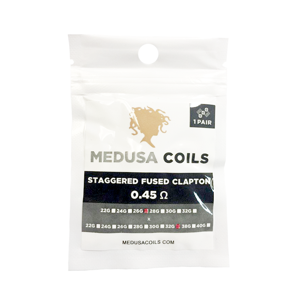 Staggered Fused Clapton Pre Made Coils by Medusa Coils