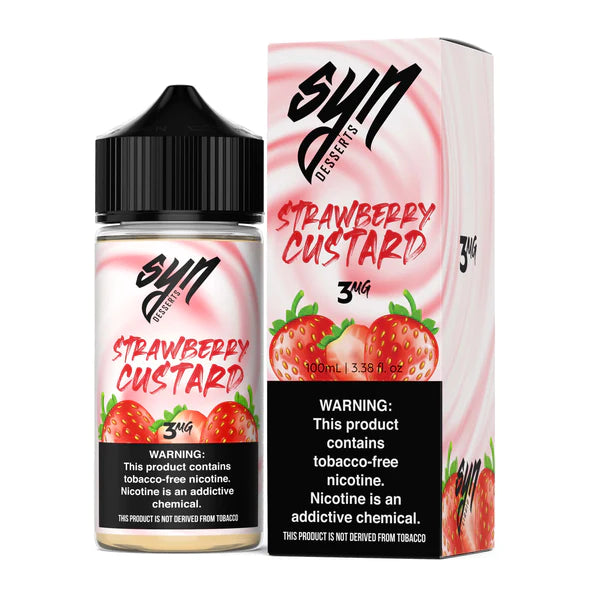 100ML | Strawberry Custard by Syn Desserts