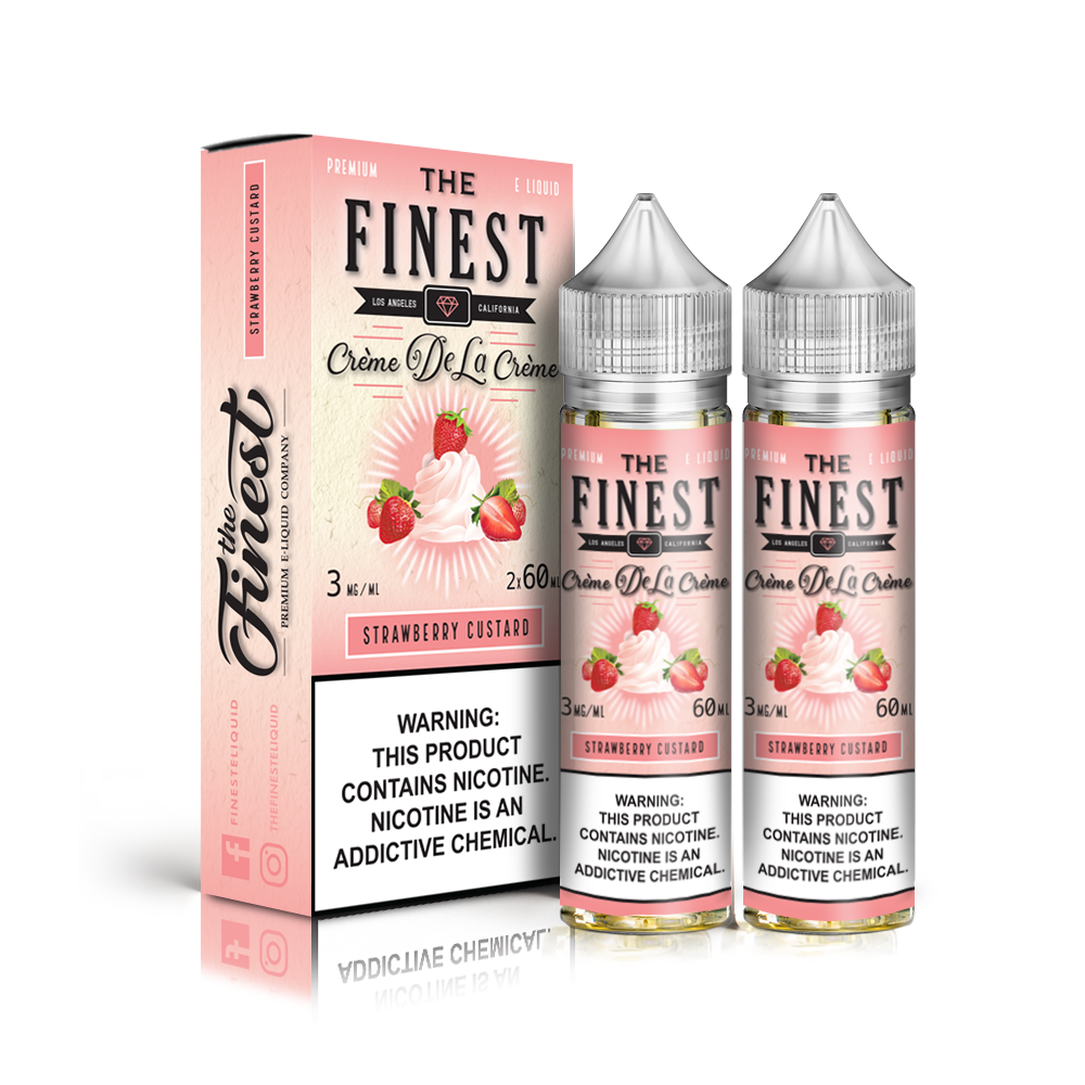 120ML | Strawberry Custard by The Finest E-Liquid