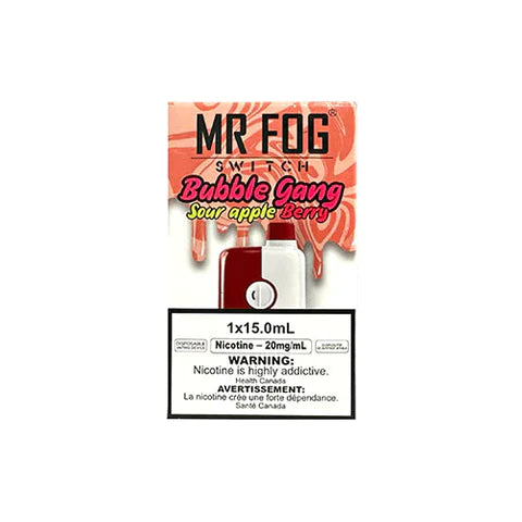 Bubblegang Sour Apple Berry by Mr. Fog Switch 5500
