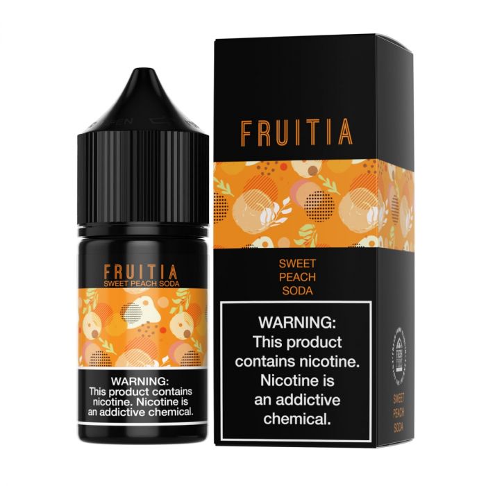 30ML | Sweet Peach Soda by Fruitia Salts